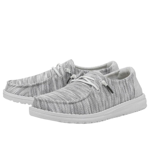 Hey Dude Wendy Sox Slip On Shoes Comfy Glacier Grey Womens‎ Size 6 NEW - Picture 10 of 10